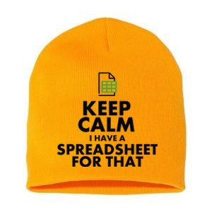 Funny Excel Spreadsheets Lover Gift Accountant Men Women Short Acrylic Beanie