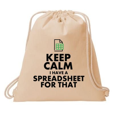 Funny Excel Spreadsheets Lover Gift Accountant Men Women Drawstring Bag