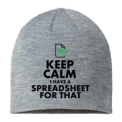 Funny Excel Spreadsheets Lover Gift Accountant Men Women Sustainable Beanie