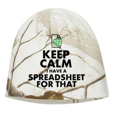 Funny Excel Spreadsheets Lover Gift Accountant Men Women Kati - Camo Knit Beanie