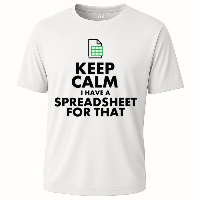 Funny Excel Spreadsheets Lover Gift Accountant Men Women Cooling Performance Crew T-Shirt