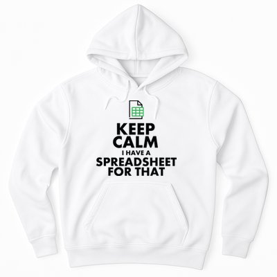 Funny Excel Spreadsheets Lover Gift Accountant Men Women Hoodie