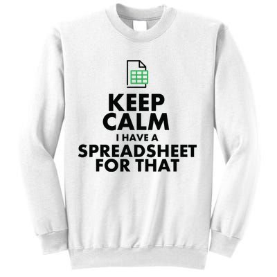 Funny Excel Spreadsheets Lover Gift Accountant Men Women Sweatshirt