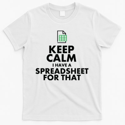 Funny Excel Spreadsheets Lover Gift Accountant Men Women T-Shirt