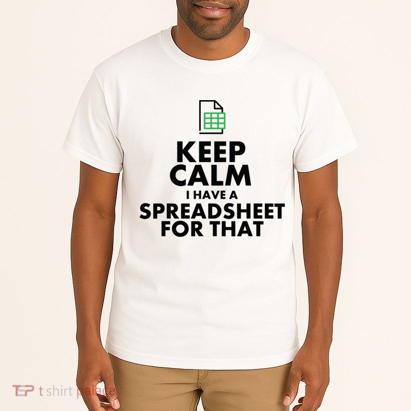 Funny Excel Spreadsheets Lover Gift Accountant Men Women Tall T-Shirt