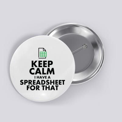 Funny Excel Spreadsheets Lover Gift Accountant Men Women Button