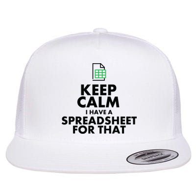 Funny Excel Spreadsheets Lover Gift Accountant Men Women Flatbill Hat