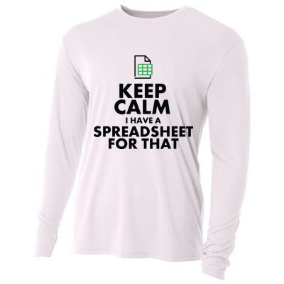 Funny Excel Spreadsheets Lover Gift Accountant Men Women Cooling Performance Long Sleeve Crew