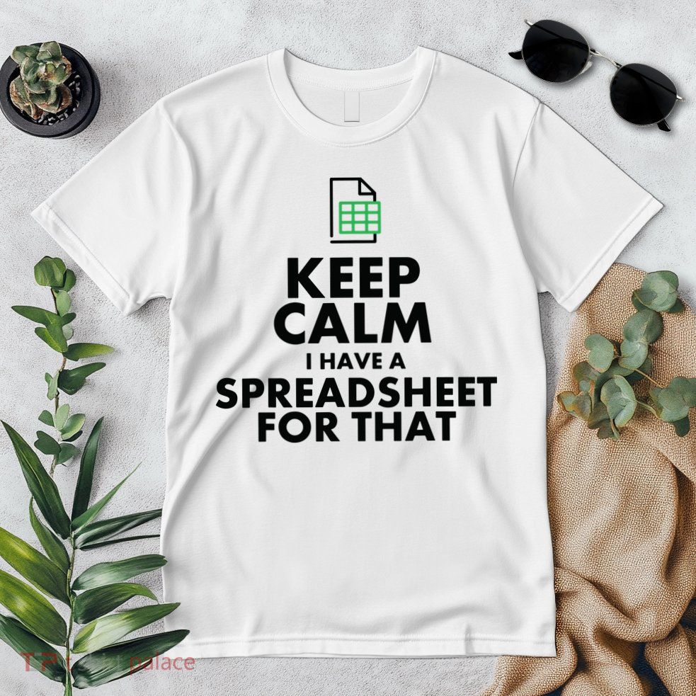 Funny Excel Spreadsheets Lover Gift Accountant Men Women Premium T-Shirt