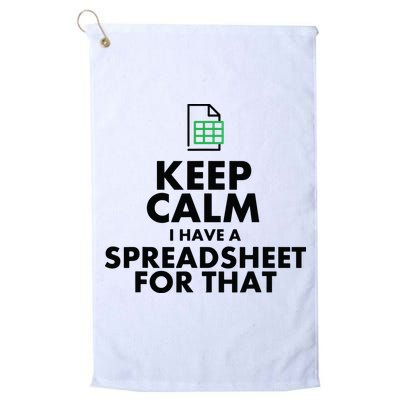Funny Excel Spreadsheets Lover Gift Accountant Men Women Golf Towel