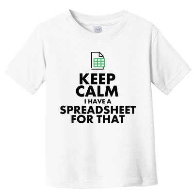 Funny Excel Spreadsheets Lover Gift Accountant Men Women Toddler T-Shirt