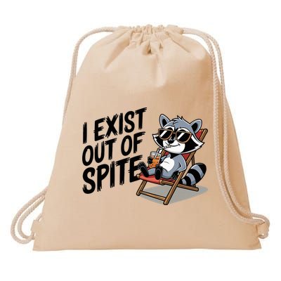 Funny Exit Spite Drawstring Bag
