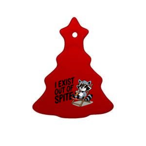 Funny Exit Spite Ceramic Tree Ornament