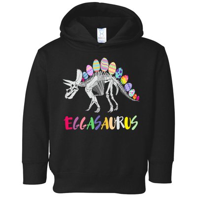 Funny Eggasaurus Stegosaurus Egg Dinosaur Happy Easter Day Toddler Hoodie