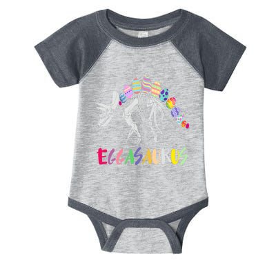 Funny Eggasaurus Stegosaurus Egg Dinosaur Happy Easter Day Infant Baby Jersey Bodysuit