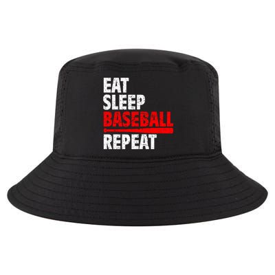 Funny Eat Sleep Baseball Repeat Gift Cool Comfort Performance Bucket Hat