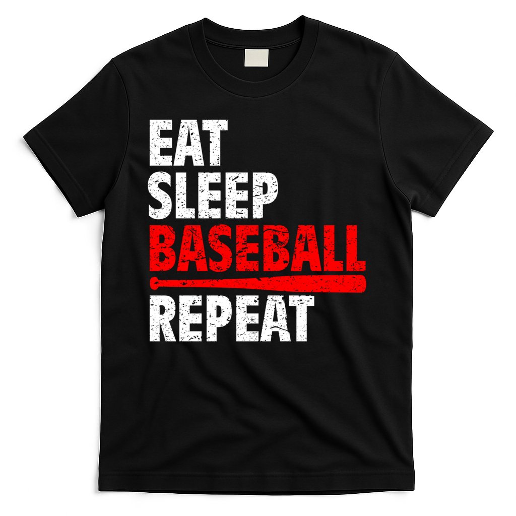 Funny Eat Sleep Baseball Repeat Gift T-Shirt