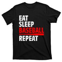 Funny Eat Sleep Baseball Repeat Gift T-Shirt