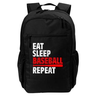 Funny Eat Sleep Baseball Repeat Gift Backpack