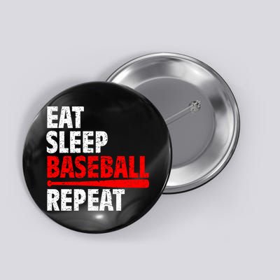 Funny Eat Sleep Baseball Repeat Gift Button