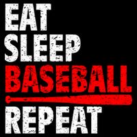 Funny Eat Sleep Baseball Repeat Gift 16 in Basic Backpack
