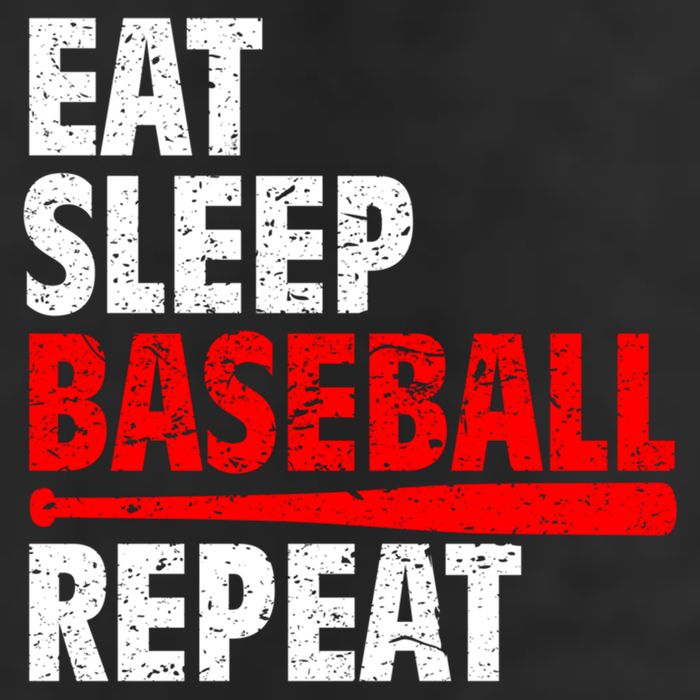 Funny Eat Sleep Baseball Repeat Gift Hat