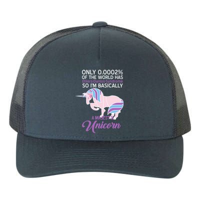 Funny Ehlersgiftdanlos Syndrome Awareness Unicorn Lover Humor Gift Yupoong Adult 5-Panel Trucker Hat