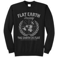 Flat Earth Society Tall Sweatshirt