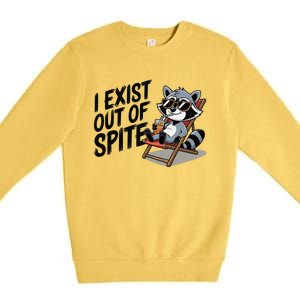 Funny Exit Spite Premium Crewneck Sweatshirt