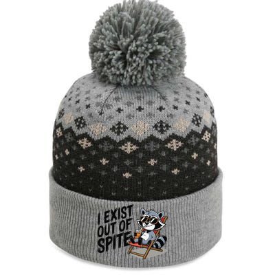 Funny Exit Spite The Baniff Cuffed Pom Beanie