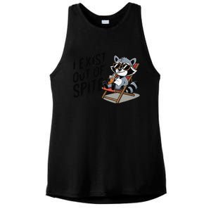 Funny Exit Spite Ladies PosiCharge Tri-Blend Wicking Tank