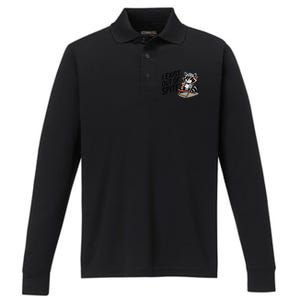 Funny Exit Spite Performance Long Sleeve Polo