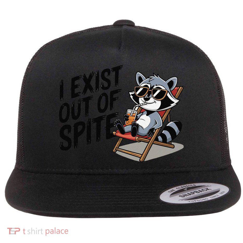 Funny Exit Spite Flat Bill Trucker Hat