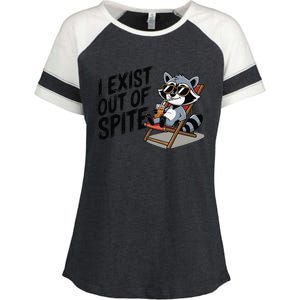 Funny Exit Spite Enza Ladies Jersey Colorblock Tee