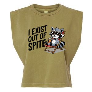 Funny Exit Spite Garment-Dyed Women's Muscle Tee