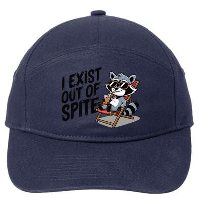 Funny Exit Spite 7-Panel Snapback Hat