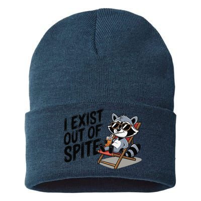 Funny Exit Spite Sustainable Knit Beanie