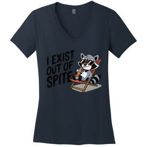 Funny Exit Spite Women's V-Neck T-Shirt