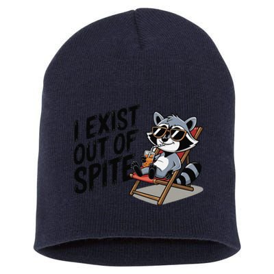 Funny Exit Spite Short Acrylic Beanie