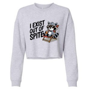 Funny Exit Spite Cropped Pullover Crew