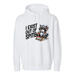 Funny Exit Spite Garment-Dyed Fleece Hoodie