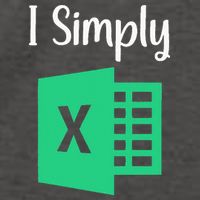 Funny Excel Spreadsheet Gift I Simply Excel Vector Backpack