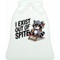 Funny Exit Spite Tees Ceramic Bell Ornament