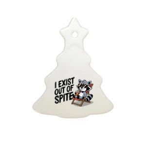 Funny Exit Spite Tees Ceramic Tree Ornament