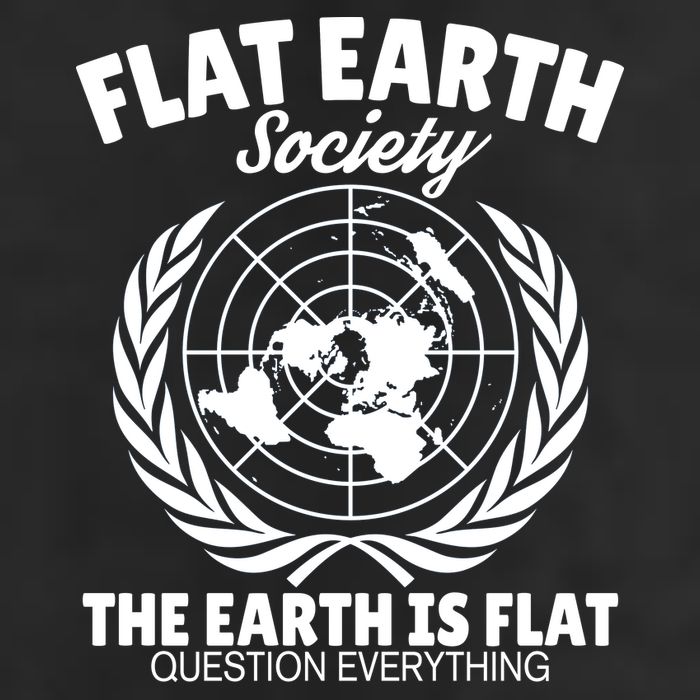 Flat Earth Society Flat Earther 7 Panel Mesh Trucker Snapback Hat