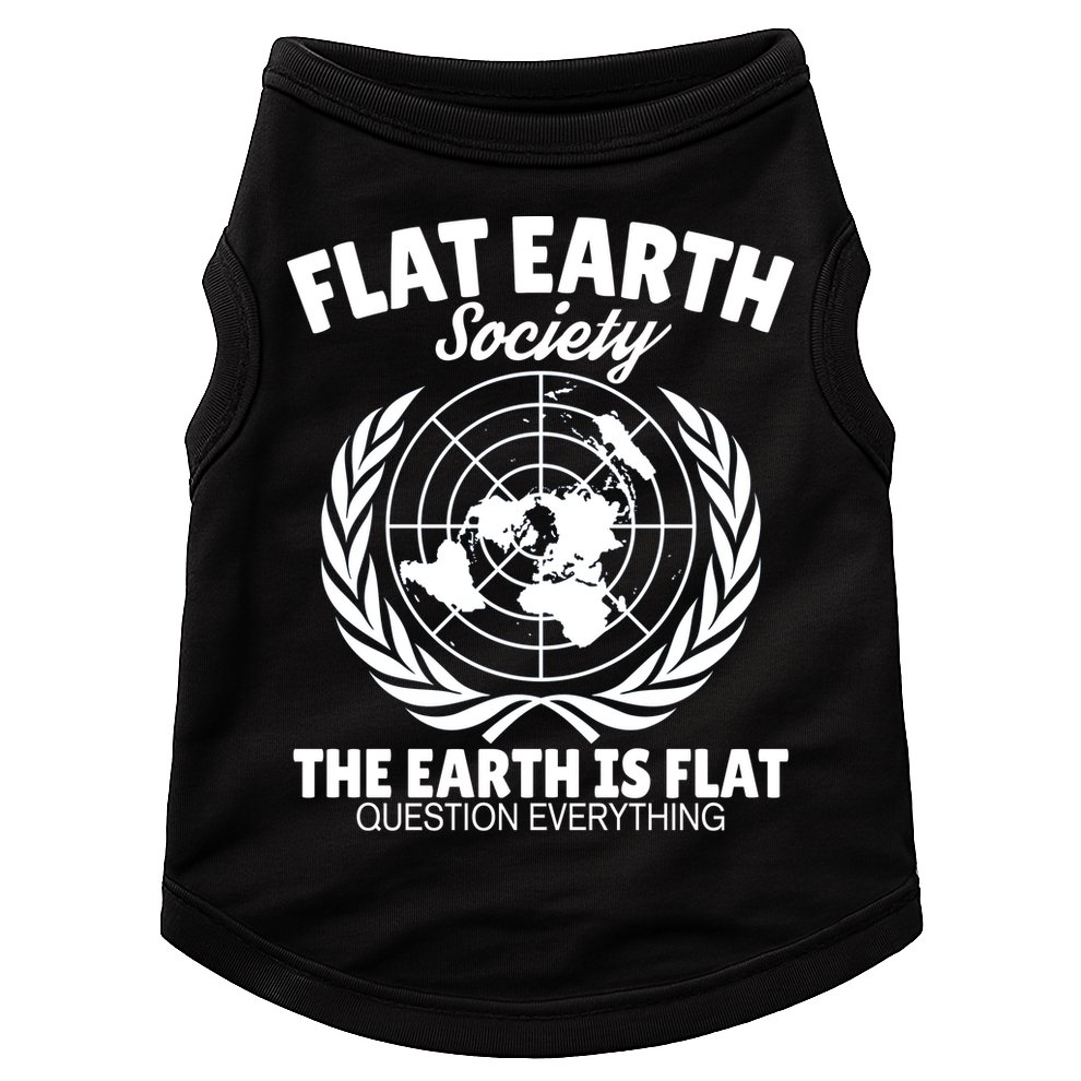 Flat Earth Society Flat Earther Doggie Tank