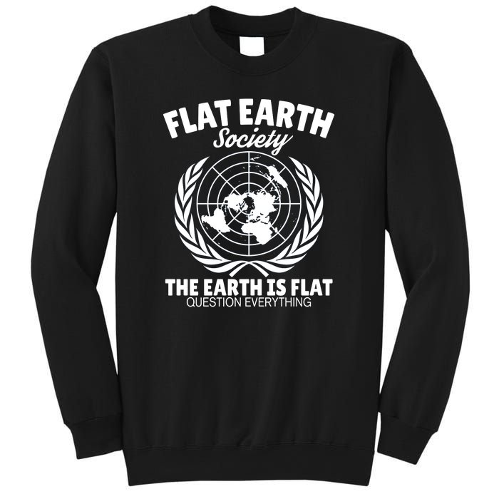 Flat Earth Society Flat Earther Sweatshirt