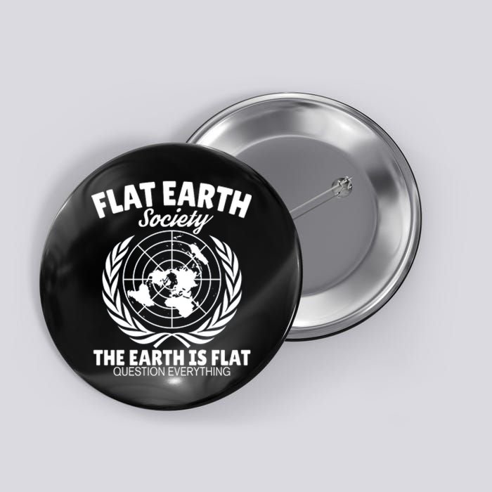 Flat Earth Society Flat Earther Button