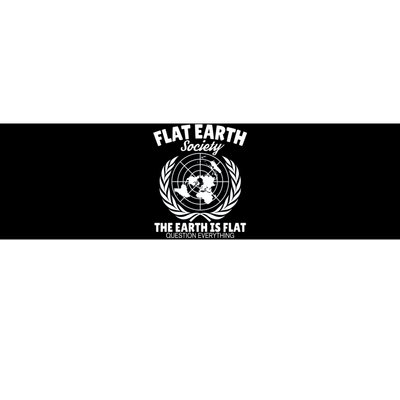 Flat Earth Society Flat Earther Bumper Sticker