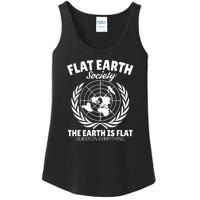 Flat Earth Society Flat Earther Ladies Essential Tank